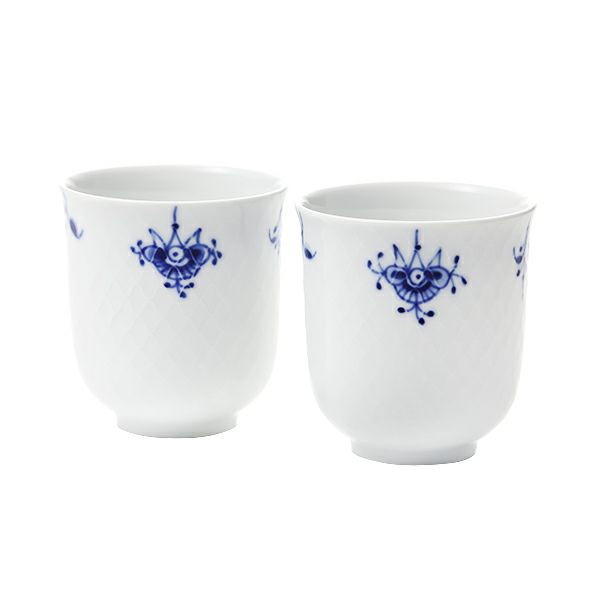 ロイヤルコペンハーゲン（Royal Copenhagen） ブルーパルメッテ ブロッサム カップ／湯呑み ペア 200ml 2508029／1016972