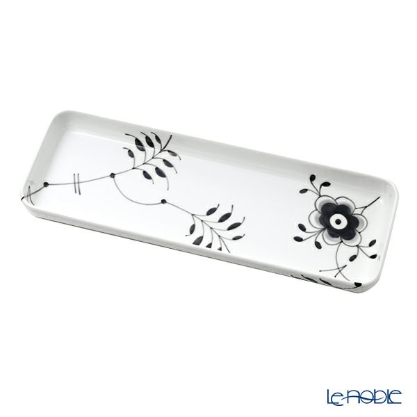 ロイヤルコペンハーゲン（Royal Copenhagen） ブラック フルーテッド メガ トレイ 36×12cm 2541378／1017024