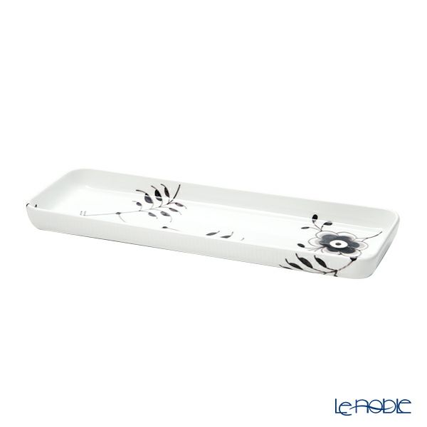 ロイヤルコペンハーゲン（Royal Copenhagen） ブラック フルーテッド メガ トレイ 36×12cm 2541378／1017024