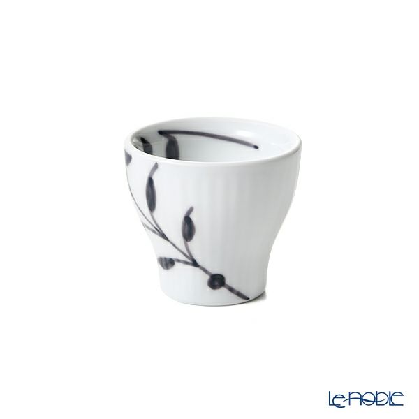 ロイヤルコペンハーゲン（Royal Copenhagen） ブラック フルーテッド メガ エッグカップ ペア 3×H5.3cm 2541703／1017033