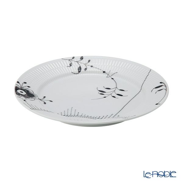 ロイヤルコペンハーゲン（Royal Copenhagen） ブラック フルーテッド メガ ディナープレート 27cm 2542627／1017471