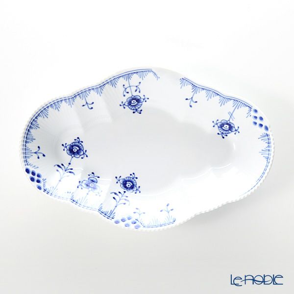 ロイヤルコペンハーゲン（Royal Copenhagen） ブルーエレメンツ オーバルディッシュ 23cm 2589353／1017050