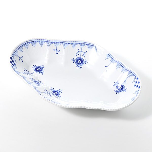 ロイヤルコペンハーゲン（Royal Copenhagen） ブルーエレメンツ オーバルディッシュ 23cm 2589353／1017050