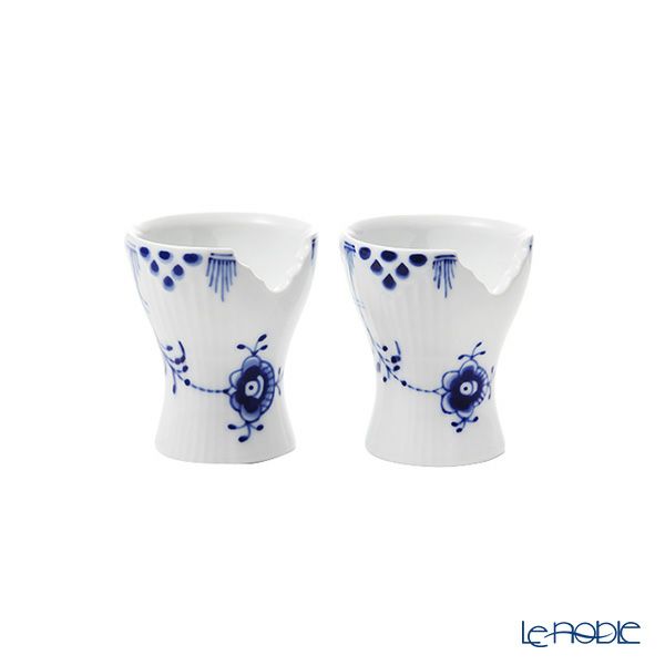 ロイヤルコペンハーゲン（Royal Copenhagen） ブルーエレメンツ エッグカップ／エッグスタンド ペア 5×高さ6cm 2589703／1017061