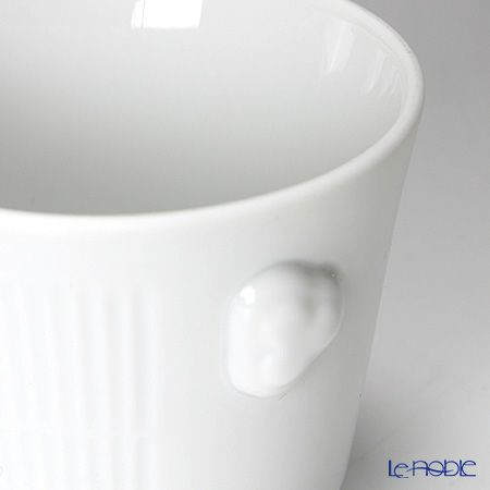 ロイヤルコペンハーゲン（Royal Copenhagen） エレメンツ ホワイト エスプレッソカップ＆ソーサー 100ml 2597056／1017066