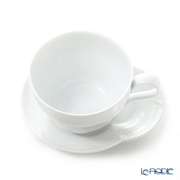 ロイヤルコペンハーゲン（Royal Copenhagen） エレメンツ ホワイト ティーカップ＆ソーサー 260ml 2597086／1026456