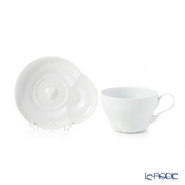 ロイヤルコペンハーゲン（Royal Copenhagen） エレメンツ ホワイト ティーカップ＆ソーサー 260ml 2597086／1026456