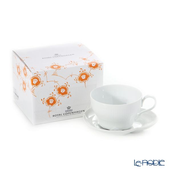 ロイヤルコペンハーゲン（Royal Copenhagen） エレメンツ ホワイト ティーカップ＆ソーサー 260ml 2597086／1026456