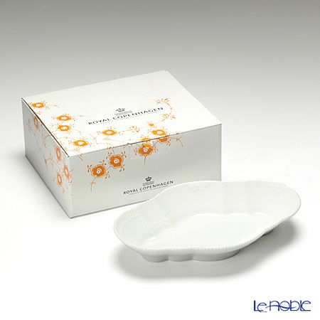 ロイヤルコペンハーゲン（Royal Copenhagen） エレメンツ ホワイト オーバルディッシュ 23cm 2597353／1017489