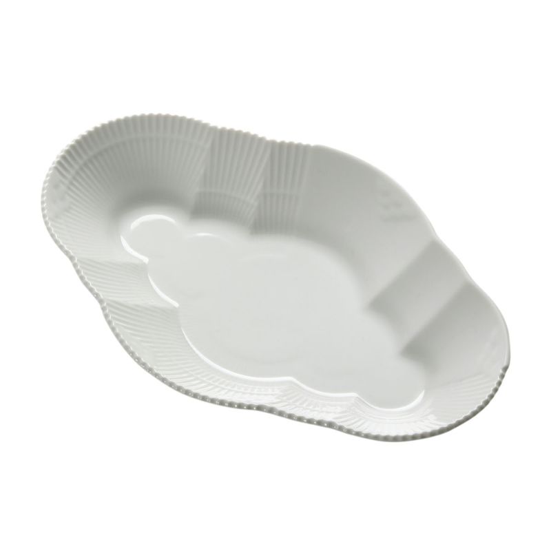 ロイヤルコペンハーゲン（Royal Copenhagen） エレメンツ ホワイト オーバルディッシュ 23cm 2597353／1017489