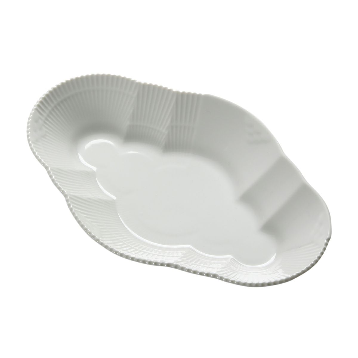 ロイヤルコペンハーゲン（Royal Copenhagen） エレメンツ ホワイト オーバルディッシュ 23cm 2597353／1017489