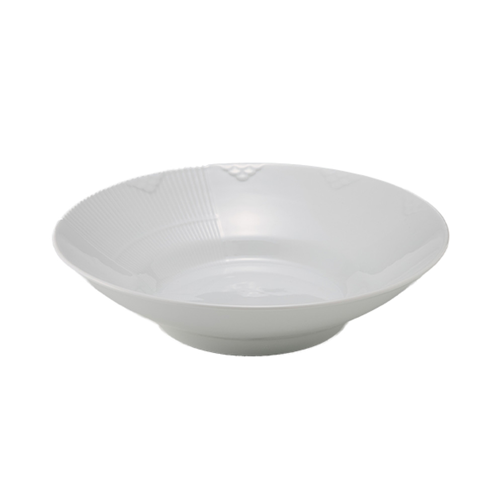 ロイヤルコペンハーゲン（Royal Copenhagen） エレメンツ ホワイト プレート（ディープ） 24cm 2597604／1017495