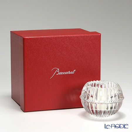 バカラ（Baccarat） ミルニュイ 2-602-775 キャンドルホルダー（キャンドル付） 6.5cm