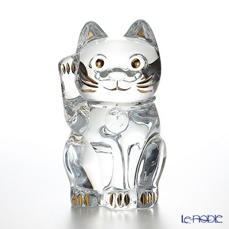 バカラ（Baccarat） オブジェ 2-803-413 まねき猫 25cm