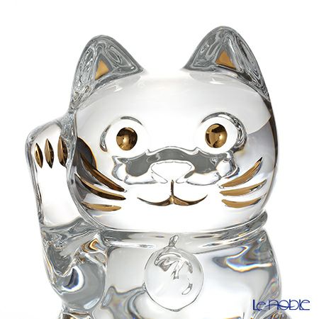 バカラ（Baccarat） オブジェ 2-803-413 まねき猫 25cm