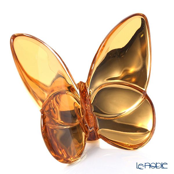 バカラ（Baccarat） オブジェ 2-812-622 ラッキーバタフライ ゴールド