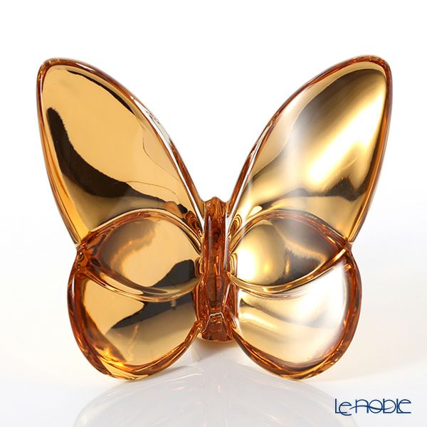 バカラ（Baccarat） オブジェ 2-812-622 ラッキーバタフライ ゴールド