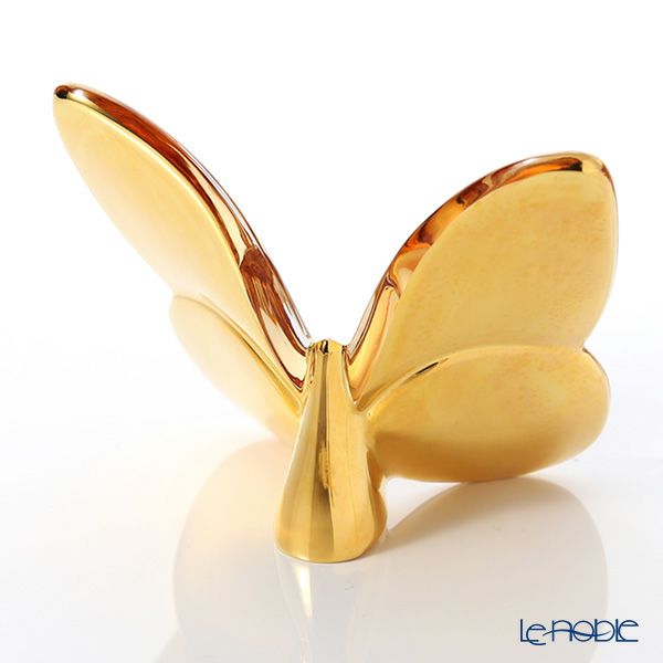 バカラ（Baccarat） オブジェ 2-812-622 ラッキーバタフライ ゴールド