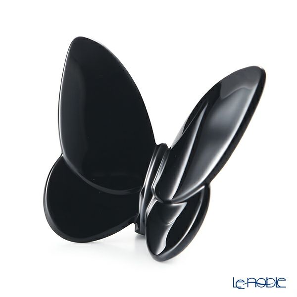 バカラ（Baccarat）オブジェ 2-813-514 ラッキーバタフライ ブラック