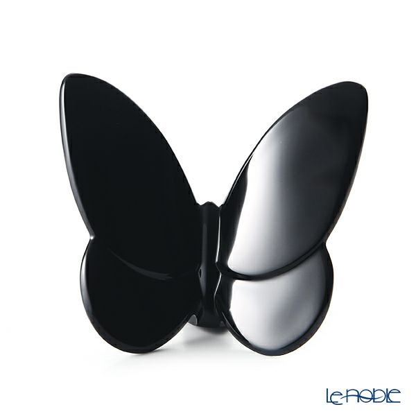 バカラ（Baccarat）オブジェ 2-813-514 ラッキーバタフライ ブラック