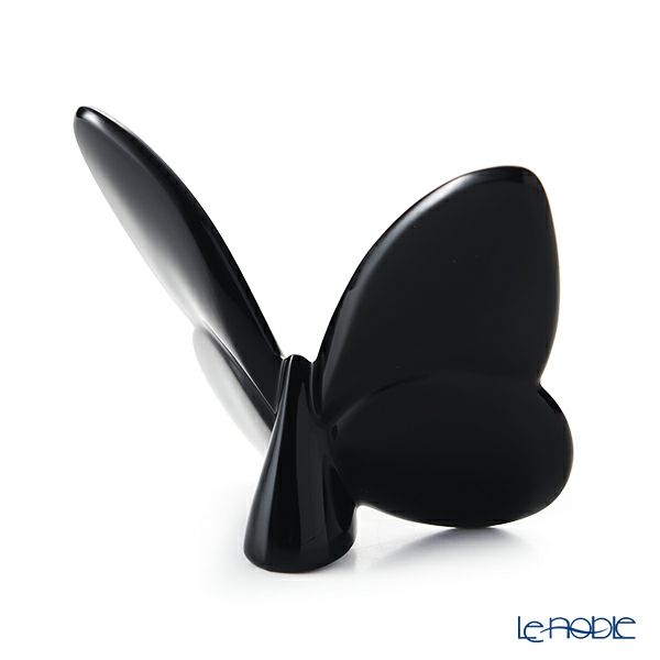 バカラ（Baccarat）オブジェ 2-813-514 ラッキーバタフライ ブラック