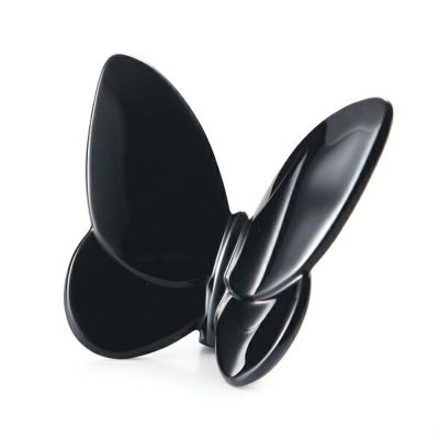 バカラ（Baccarat）オブジェ 2-813-514 ラッキーバタフライ ブラック