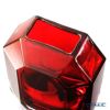 バカラ（Baccarat） オクトゴン 2-813-754 ベース（花瓶） レッド 25cm（ラッカージュ仕上げ）