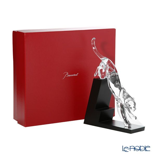 バカラ（Baccarat） オブジェ 2-814-004 パンサー リープ 33×25cm