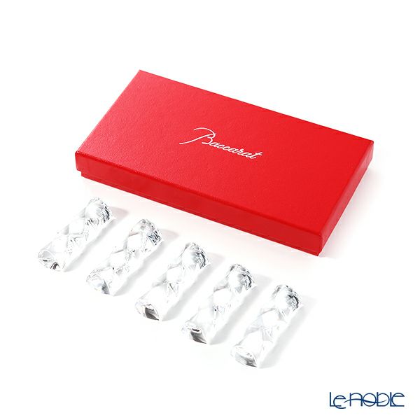バカラ（Baccarat）スウィング 2-814-080 箸置き6cm 5個セット クリア（チョップスティックホルダー）