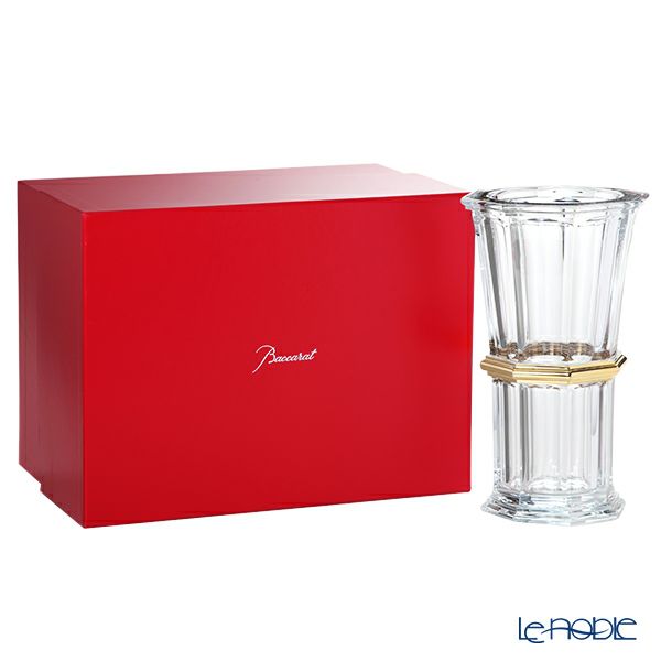 バカラ（Baccarat） アルクール 2-814-497 ストレートベース（花瓶） 32cm ゴールド