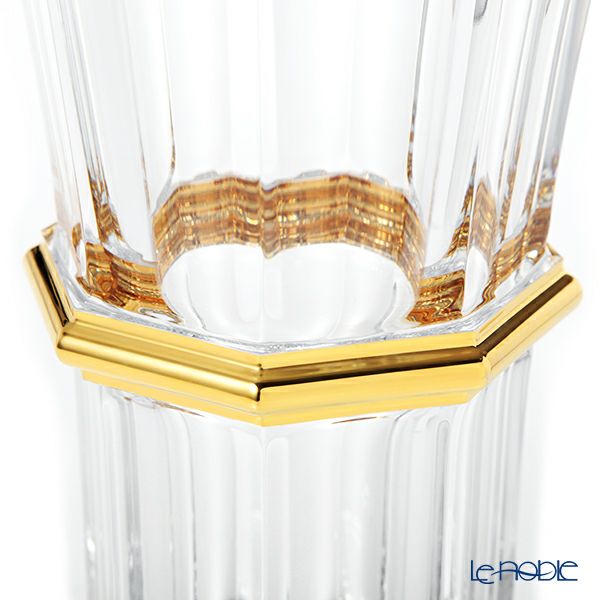 バカラ（Baccarat） アルクール 2-814-497 ストレートベース（花瓶） 32cm ゴールド