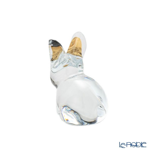 バカラ（Baccarat） オブジェ 2-814-806 ラビット ゴールド 7.5cm