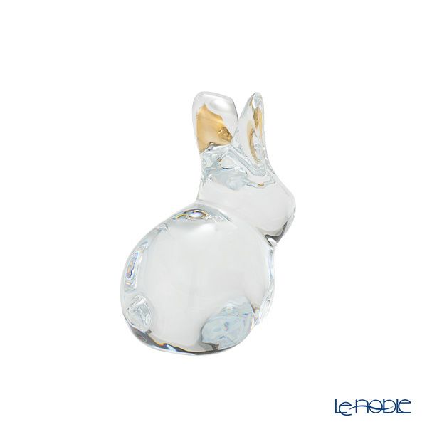 バカラ（Baccarat） オブジェ 2-814-806 ラビット ゴールド 7.5cm