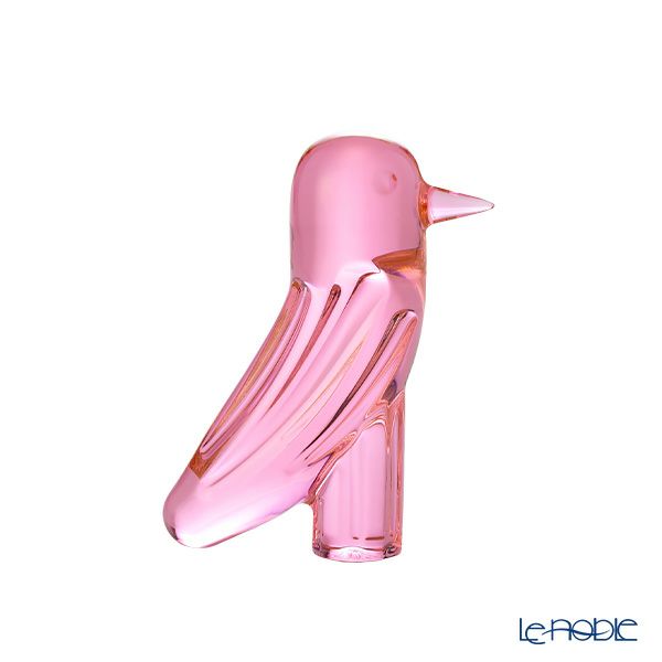 バカラ（Baccarat）ファウナクリストポリス 2-815-007 鳥／トリ ピンク 11.5cm ハイメ・アジョン デザイン