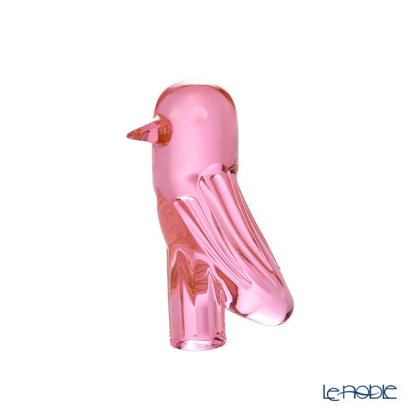 バカラ（Baccarat）ファウナクリストポリス 2-815-007 鳥／トリ ピンク 11.5cm ハイメ・アジョン デザイン