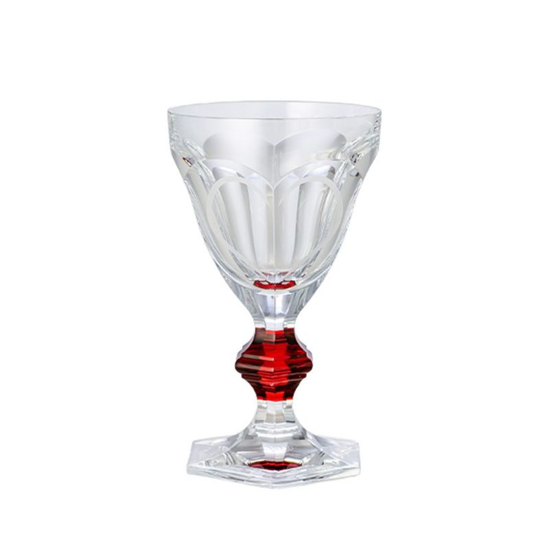 バカラ（Baccarat） アルクール 2-817-024 ラブ グラス 15.7cm ハートモチーフ・レッドボタン