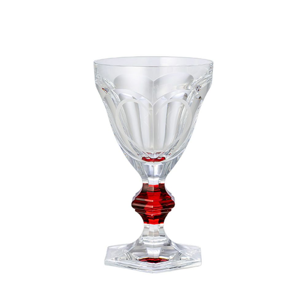 バカラ（Baccarat） アルクール 2-817-024 ラブ グラス 15.7cm ハートモチーフ・レッドボタン