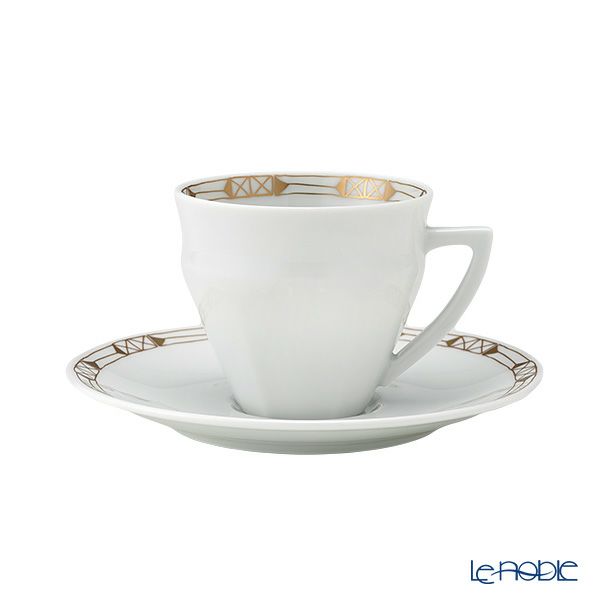 バカラ（Baccarat）ポーセリンコレクション タリランド 2-817-030 コーヒーカップ＆ソーサー ゴールド ※磁器製※