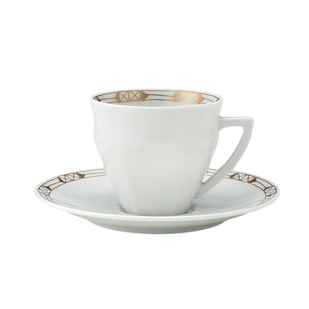 バカラ（Baccarat）ポーセリンコレクション タリランド 2-817-030 コーヒーカップ＆ソーサー ゴールド ※磁器製※