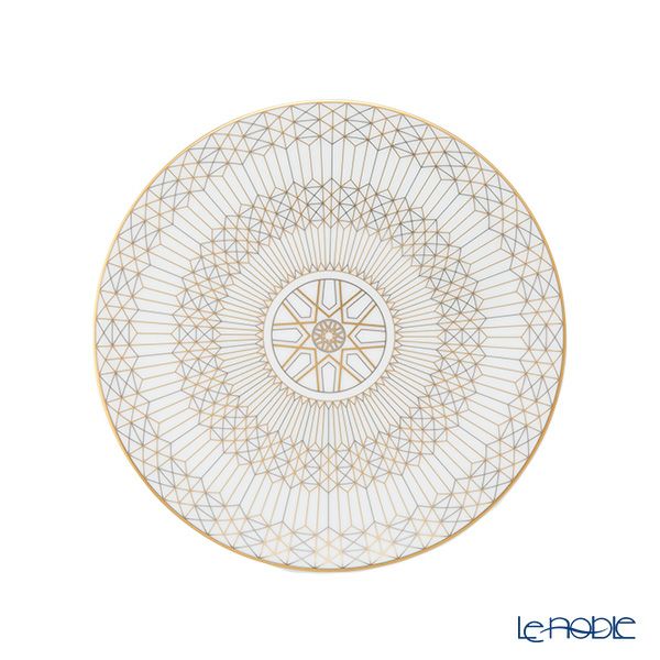 バカラ（Baccarat）ポーセリンコレクション アルカディア 2-817-040 プレート 16cm ゴールド ※磁器製※