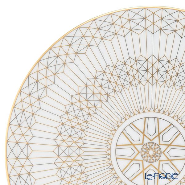 バカラ（Baccarat）ポーセリンコレクション アルカディア 2-817-040 プレート 16cm ゴールド ※磁器製※