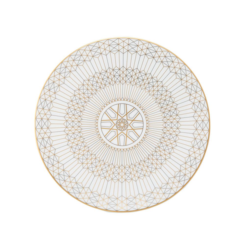 バカラ（Baccarat）ポーセリンコレクション アルカディア 2-817-040 プレート 16cm ゴールド ※磁器製※