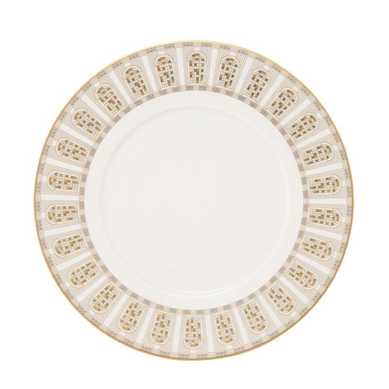 バカラ（Baccarat）ポーセリンコレクション アルカディア 2-817-041 プレート 21cm ゴールド ※磁器製※