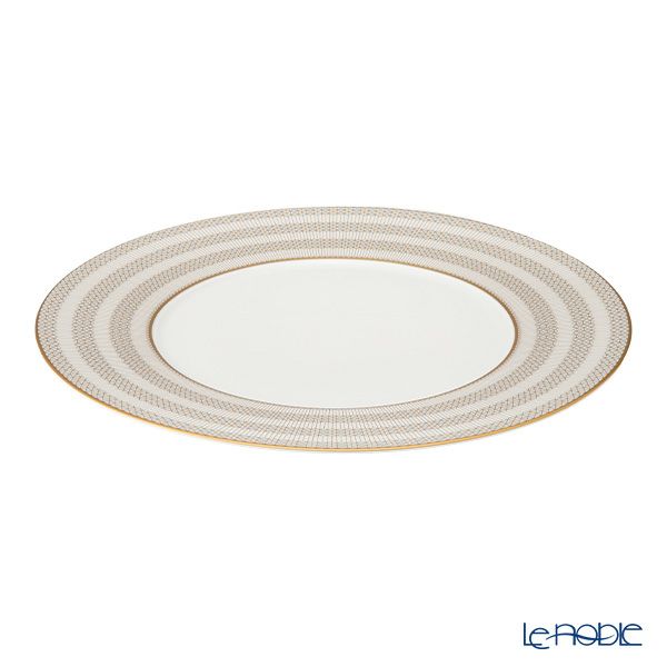 バカラ（Baccarat）ポーセリンコレクション アルカディア 2-817-042 プレート 27cm ゴールド ※磁器製※