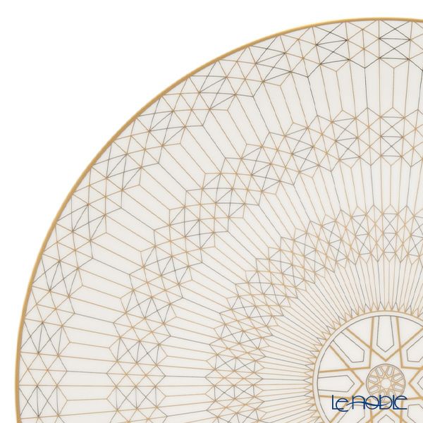 バカラ（Baccarat）ポーセリンコレクション アルカディア 2-817-043 プレート 31cm ゴールド ※磁器製※