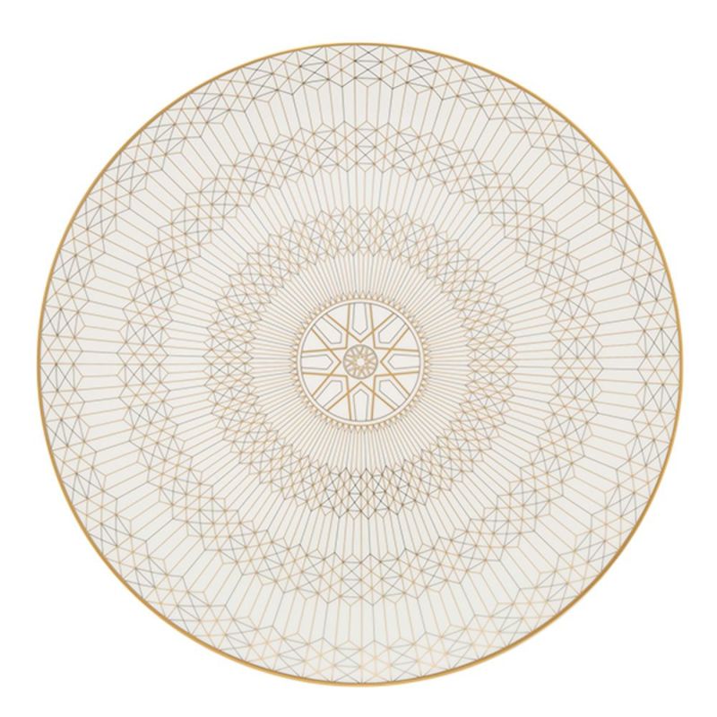 バカラ（Baccarat）ポーセリンコレクション アルカディア 2-817-043 プレート 31cm ゴールド ※磁器製※