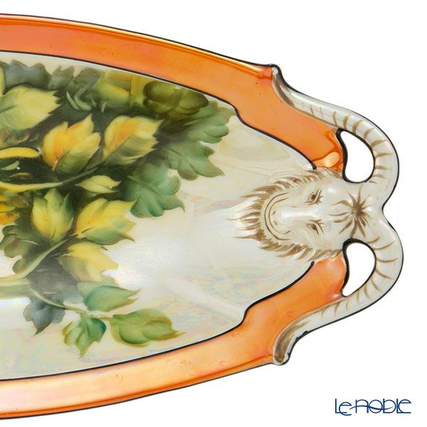 【1点限り】オールドノリタケ 黒枠ラスター彩 セロリー文山羊両手付 セロリーセット 6pcs