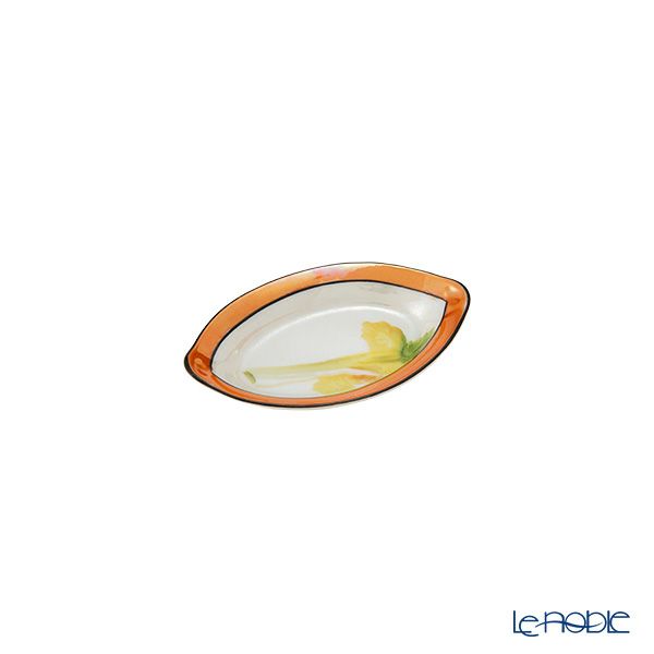 【1点限り】オールドノリタケ 黒枠ラスター彩 セロリー文山羊両手付 セロリーセット 6pcs