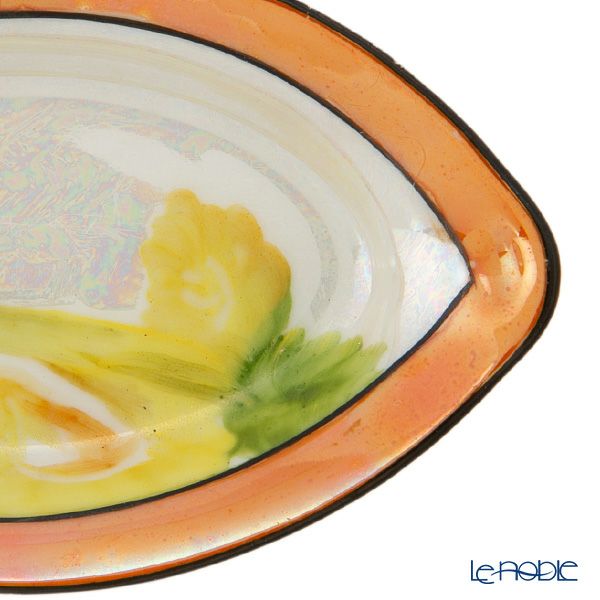 【1点限り】オールドノリタケ 黒枠ラスター彩 セロリー文山羊両手付 セロリーセット 6pcs