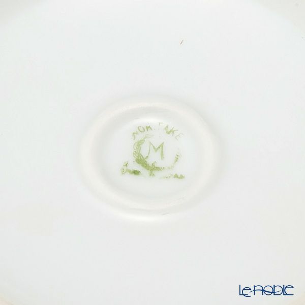 【1点限り】オールドノリタケ 金彩黒花模様帯 小薔薇文 ティーセット 6客揃え 17pcs